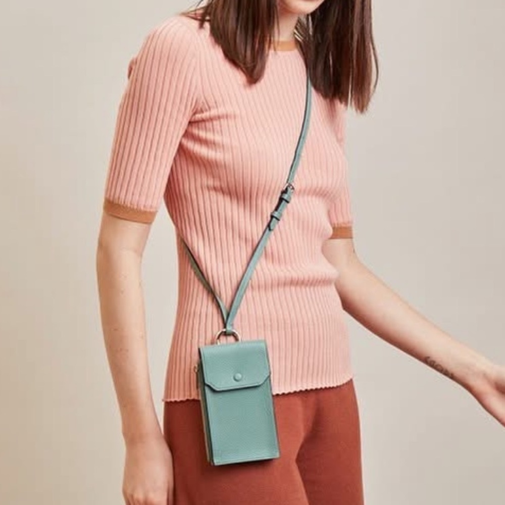 “Izzi” Leather Phone Crossbody - Picture 10 of 10